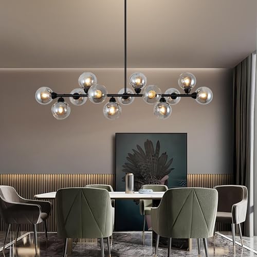 Linear Chandelier Dining Room 59 Inch Sputnik Island Pendant Light
