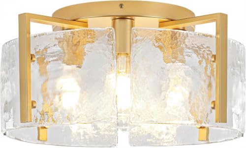 4 Light Semi Flush Mount Ceiling Light