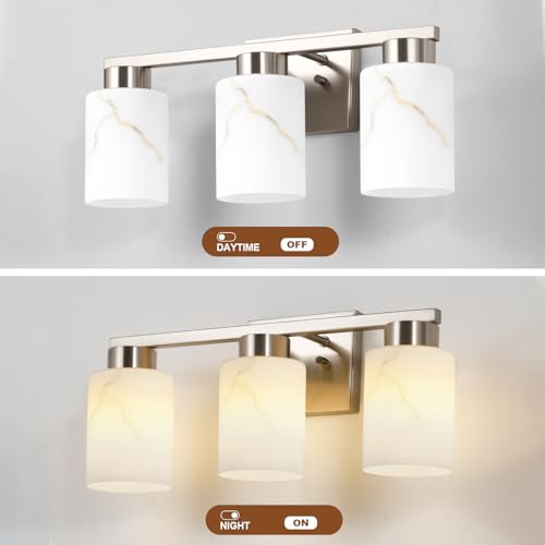 3 Light Bathroom Light Fixtures (3 Count)