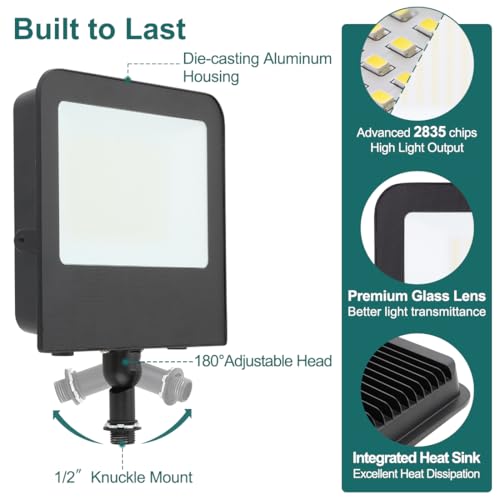 150W LED Flood Light with Knuckle Mount (4 Count)