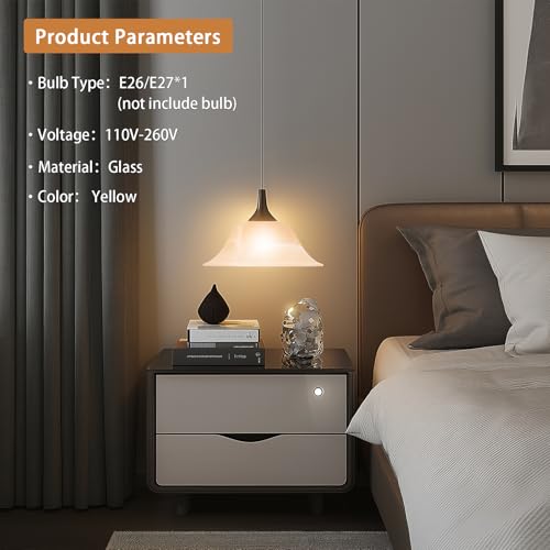 Glass Lamp Shade Replacement for Torchiere Floor Lamps