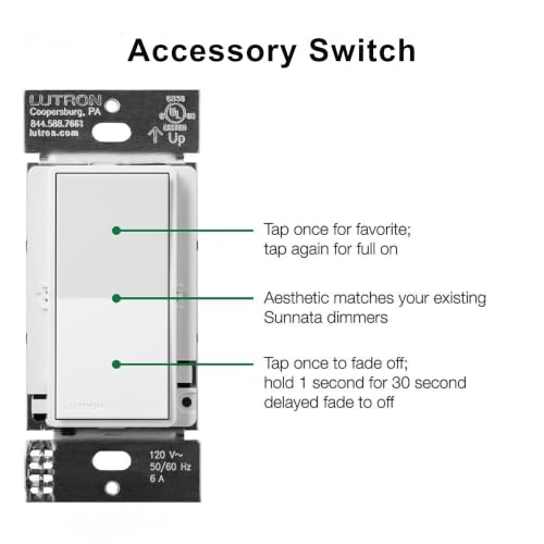 Sunnata On Off Accessory Switch with Wallplate