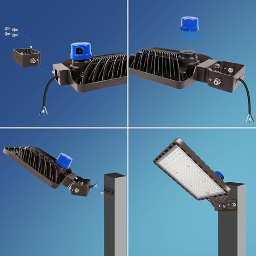 350W LED Parking Lot Flood Light with Trunnion Bracket for Street