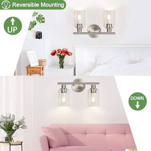 2 Light Bathroom Light Fixtures