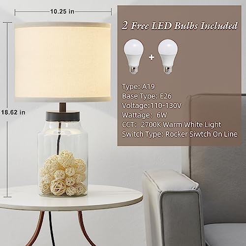 Fillable Table Lamp (2 Count)