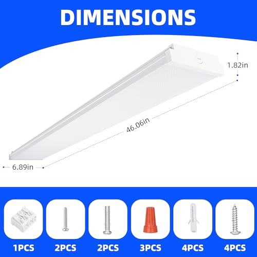 4FT 7'' W LED Wraparound Light (4 Count)