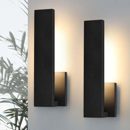Aluminum LED Modern Wall Sconces Set of 2 (2 Count)
