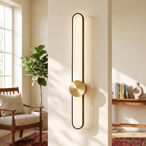 Modern Wall Sconce 4000K Dimmable LED Wall Light Fixture