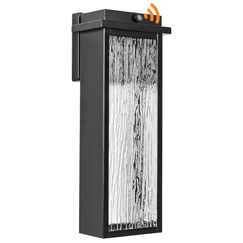 16" Black Dusk to Dawn LED Outdoor Wall Light 1 Pack