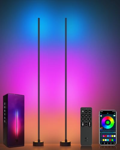 Corner Floor Lamp LED (2 Count)