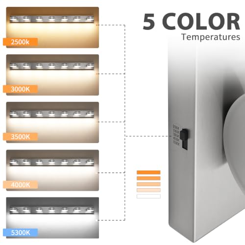 Modern Bathroom Light Fixtures Over Mirror 7 Light Vanity Light