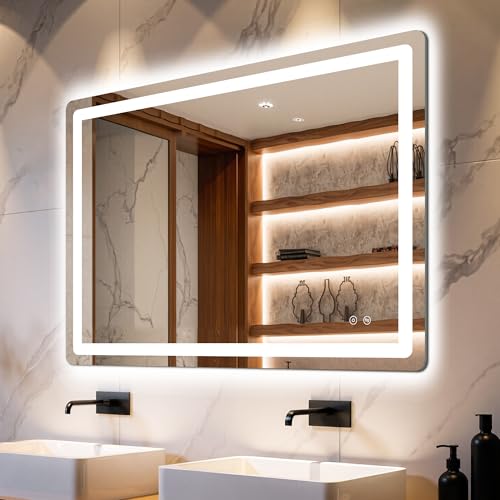 30x40 LED Bathroom Vanity Mirror with Lights