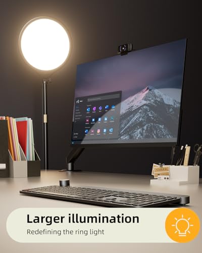10.5" Ring Light with Stand and Phone Holder