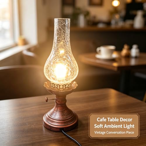 Vintage Kerosene Style Table Lamp