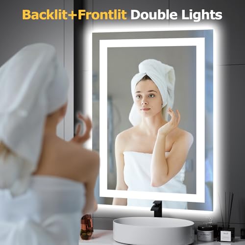 36"X24" LED Bathroom Mirror with Lights
