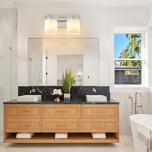 Modern Bathroom Light Fixtures Over Mirror