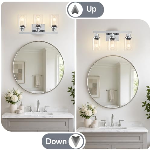 3 Light Bathroom Light Fixtures