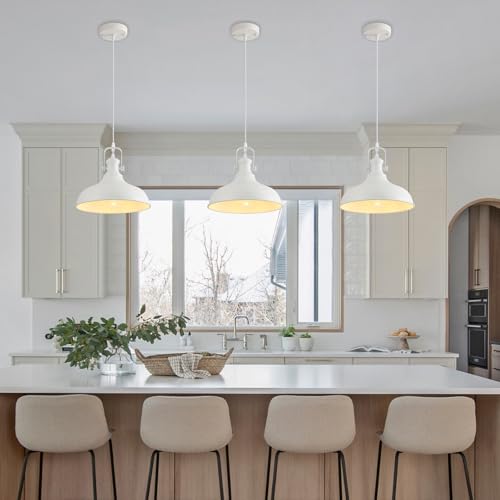 White Pendant Lights 2 Pack (2 Count)