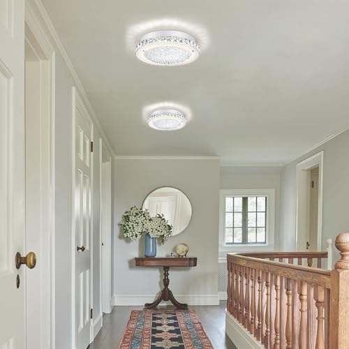 Crystal Ceiling Light Fixture LED Modern Bathroom Ceiling Light Fixtures