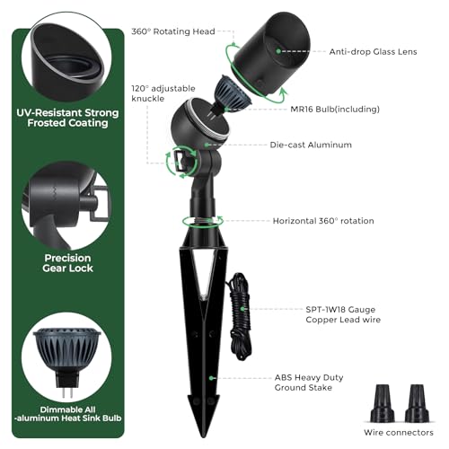 Low Voltage Landscape Spotlight (12 Count)
