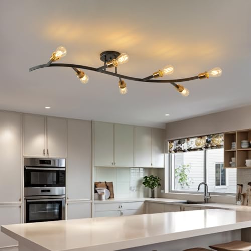 Modern Semi Flush Mount Ceiling Light Fixture for Kitchen Island