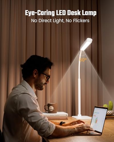 Eye Caring LED Desk Lamp Work Lamp Office Lamp with Base