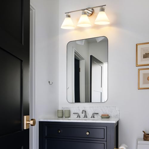 Nickel Bathroom Vanity Light Fixtures