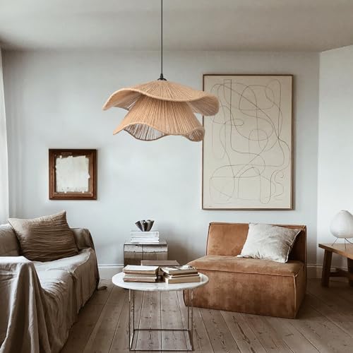Rustic Woven Pendant Light