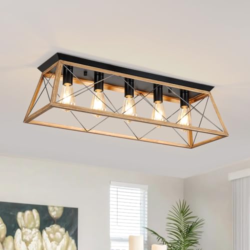 31.5" Flush Mount Ceiling Light Fixture
