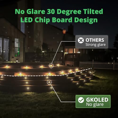 12 Pack Recessed Low Voltage LED Step Riser Light (12 Count)