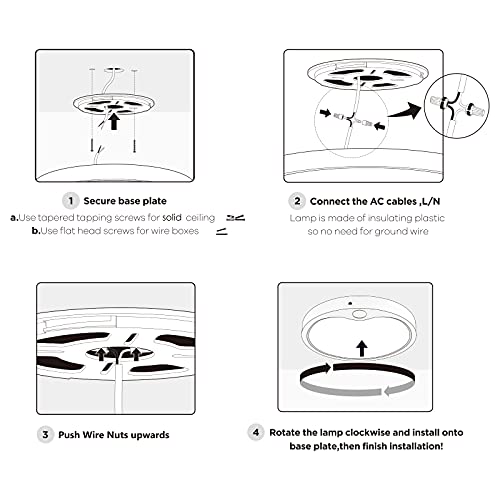 Motion Sensor Ceiling Light