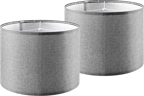 Set of 2 Large Drum Lamp Shades (2 Count)
