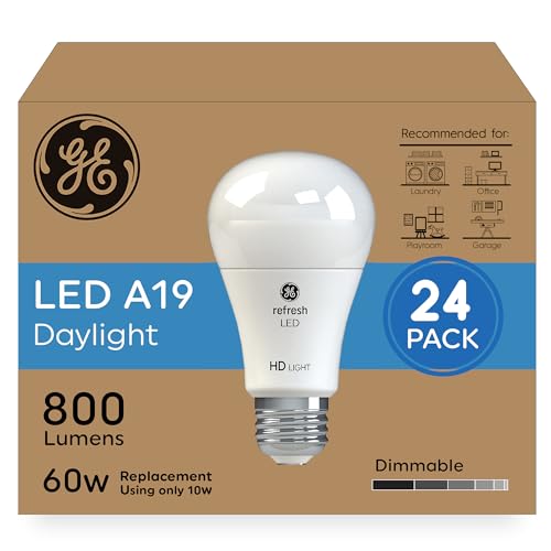 Refresh HD LED Light Bulbs 60W Replacement (24 Count)