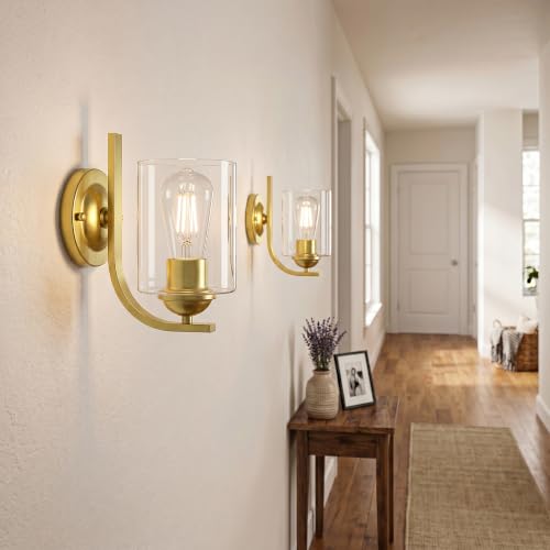 2 Pack Wall Sconces Lights Lamp for Bedroom Bathroom (2 Count)