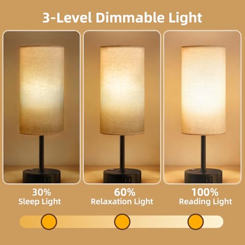 2PCS Table Lamp for Bedroom
