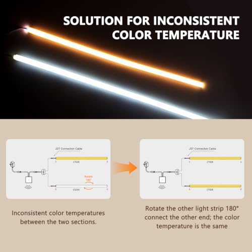 16.4ft Silicone LED Light Strip CRI90 Dot (Touch Control)