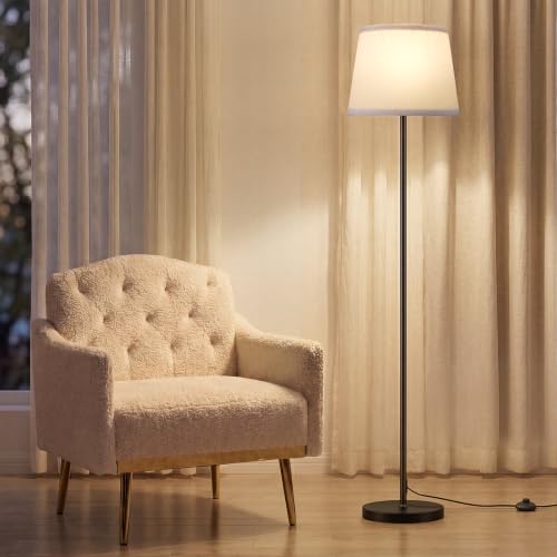 60'' Modern Floor Lamp with Shade