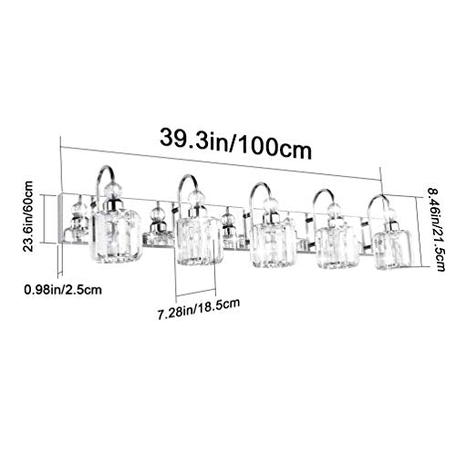 Modern LED Crystal Bathroom Vanity Lights 5