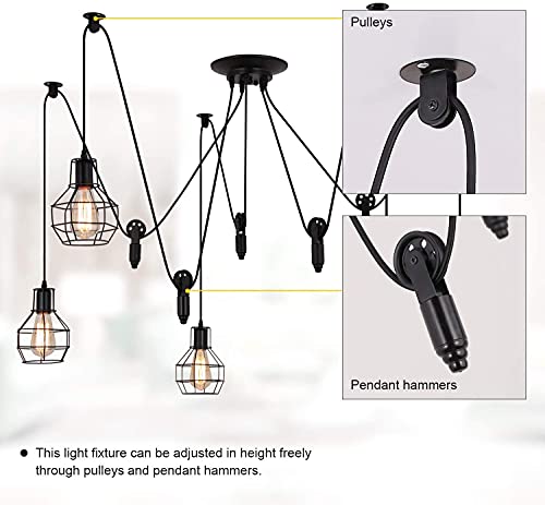 Industrial Pendant Lighting 5 Heads