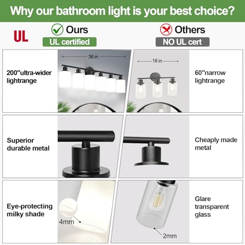 6 Light Bathroom Light Fixtures