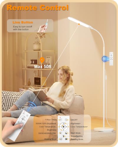 LED Floor Lamp (White)