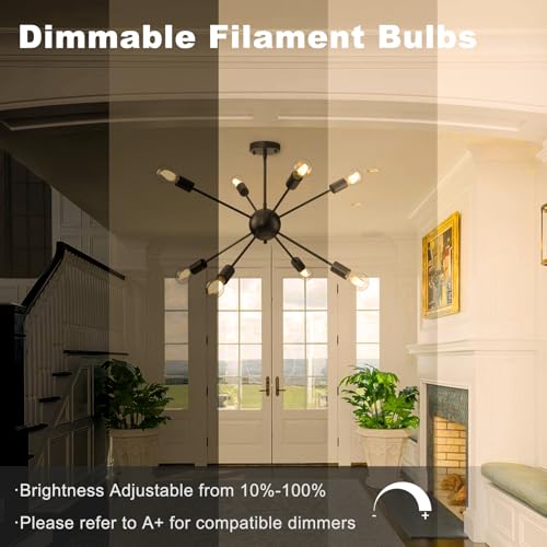 A19 LED Edison Light Bulb (6 Count)