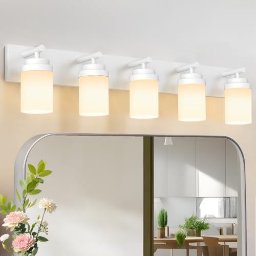 Bathroom Light Fixture White