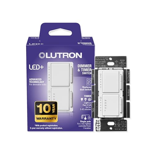 Maestro LED+ Dual Dimmer and Timer Switch