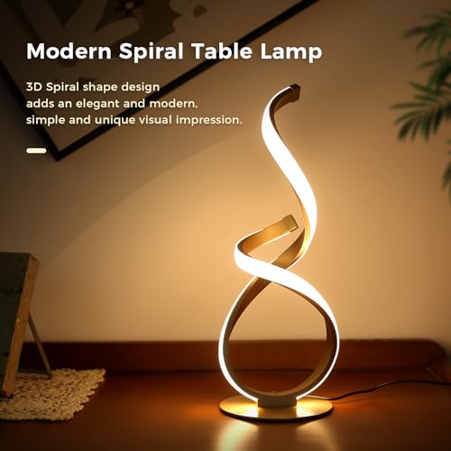 2 Pack Gold Cool Table Lamps (2 Count)
