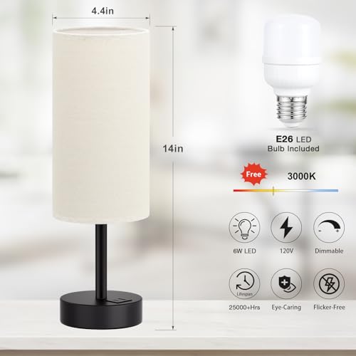 Bedside Table Lamp for Bedroom