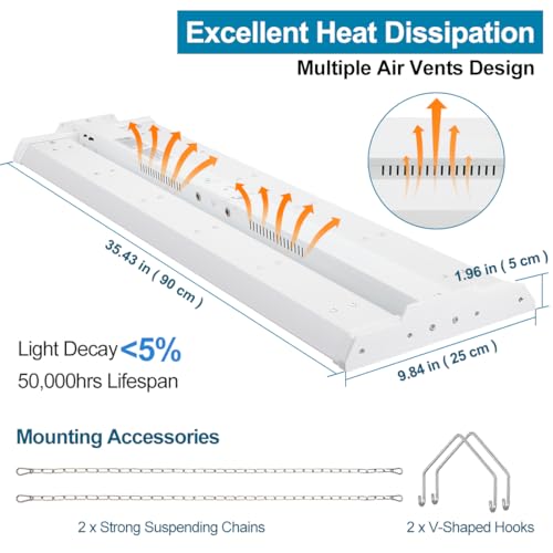 High Bay LED Shop Lights 300W (2 Count)