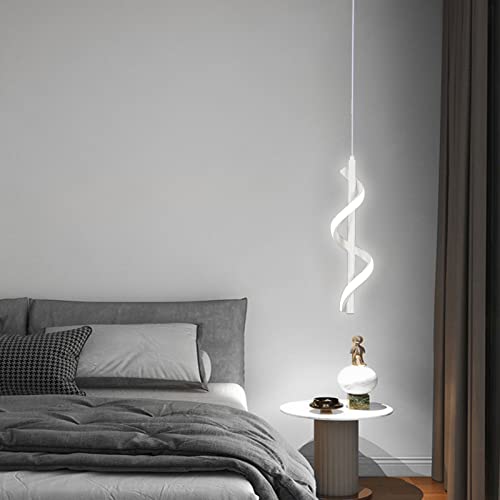 13W Modern Spiral Led Pendant Light Fixture