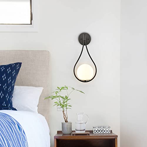 Mid Century Modern Black Wall Sconces (2 Count)