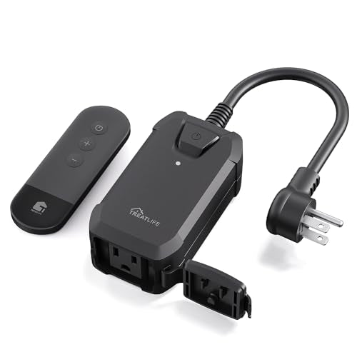 Dimmer Plug with 100FT Wireless Remote Control